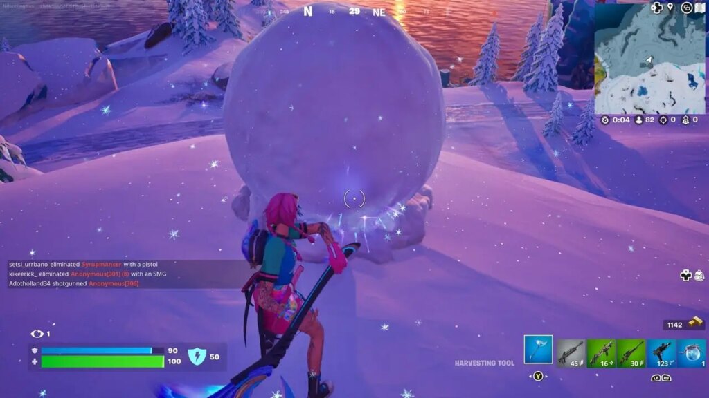 Jak zrobić śnieżkę w Fortnite Rozdział 4 Sezon 1 Fortnite-Chapter-4-Season-1-Snowball