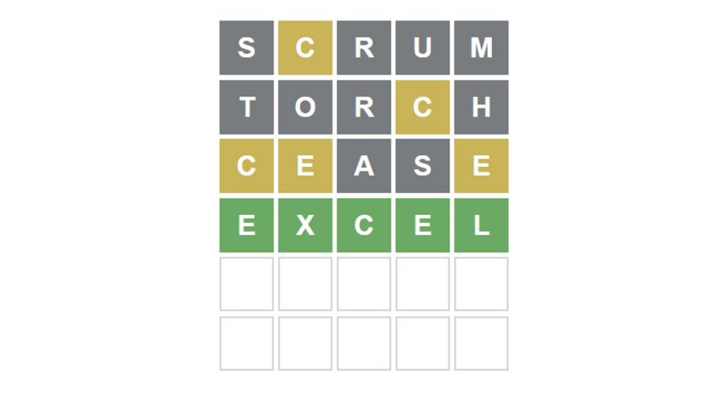 Wordle 22 grudnia 2022