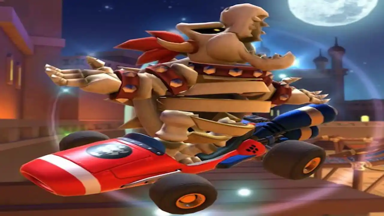 Najlepsza konfiguracja Mario Kart 8: najlepsze samochody, postacie i nie tylko Suchy Bowser