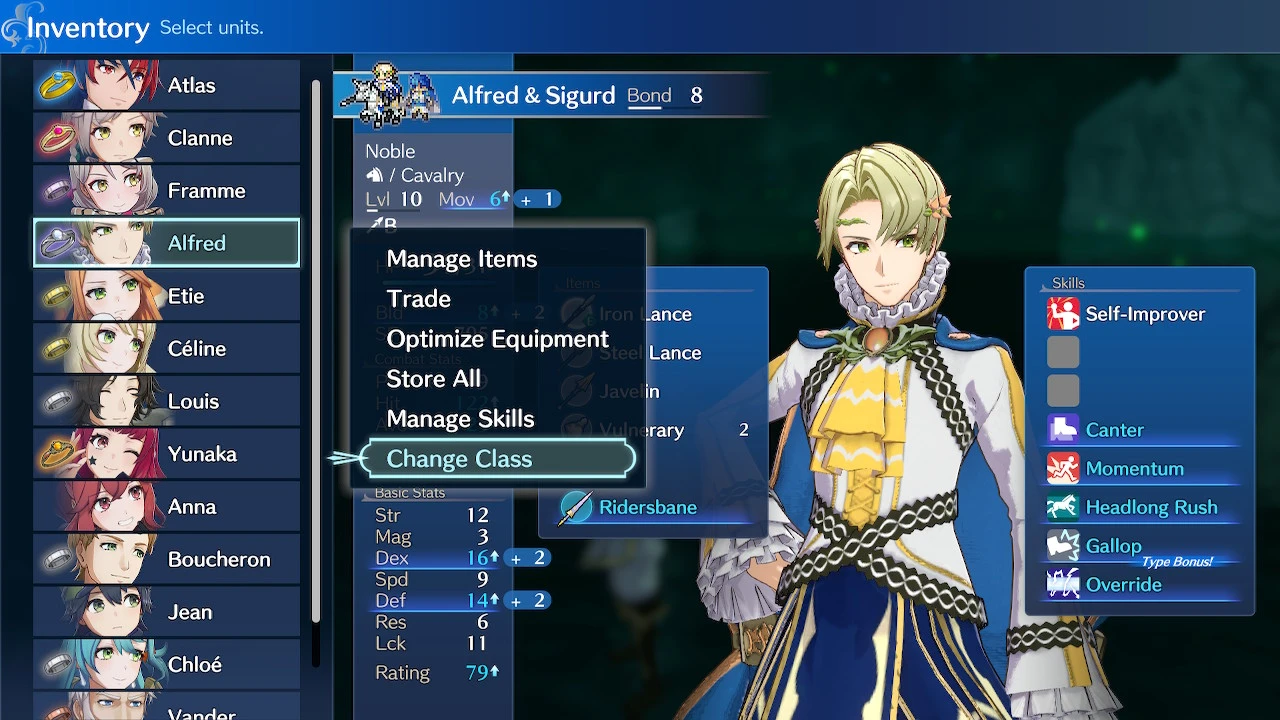 Fire-Emblem-Engage-Change-Class-Character