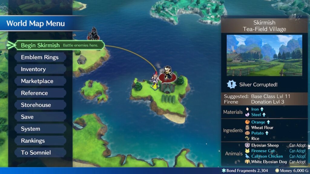 Fire Emblem Engage: Wyjaśnienie korupcji srebra i złota Fire-Emblem-Engage-Skirmishes-Suggested-Level