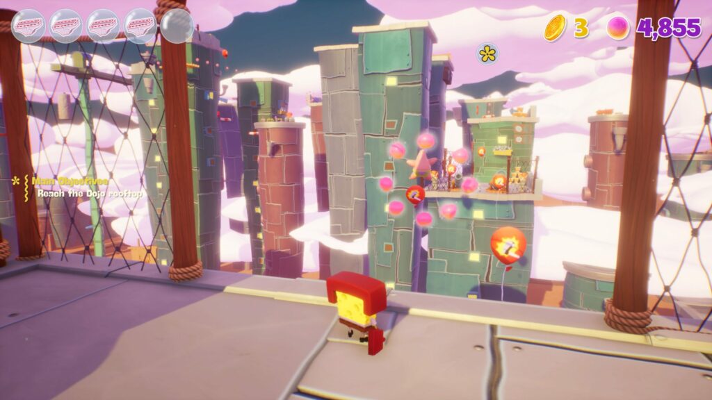 SpongeBob Kanciastoporty: Kosmiczny wstrząs – jak znaleźć wszystkie złote dublony |  Przewodnik po dół od bikini Karate Downtown