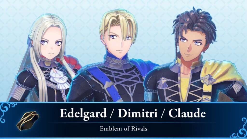 Jak odblokować Edelgarda, Dimitriego i Claude’a w Fire Emblem: Engage (emblemat DLC) Edelguard-Dimitri-and-Claude-in-Fire-Emblem-Engage