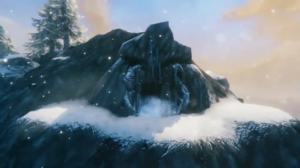 Jak znaleźć czerwoną jutę w Valheim Frost-Cave-in-Valheim