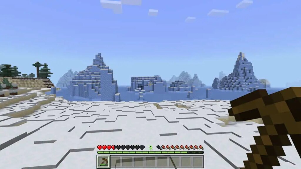 Jak zrobić kilof w Minecraft Holding-a-Pickaxe-in-Minecraft