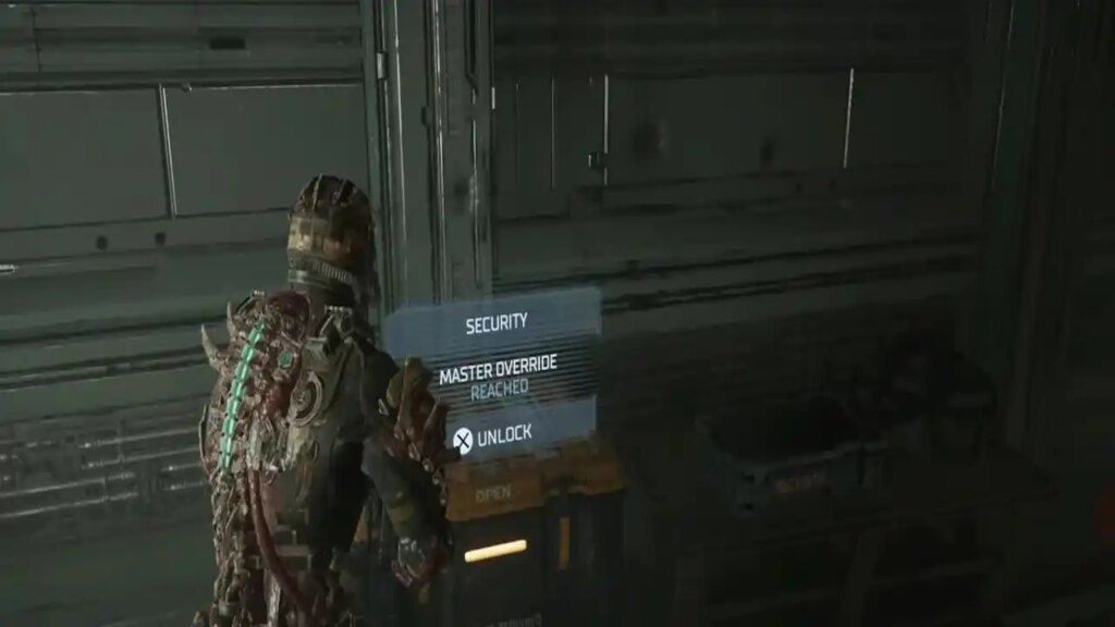 Wszystkie lokalizacje zastąpienia mistrza w Dead Space Remake Master-Override-Crate