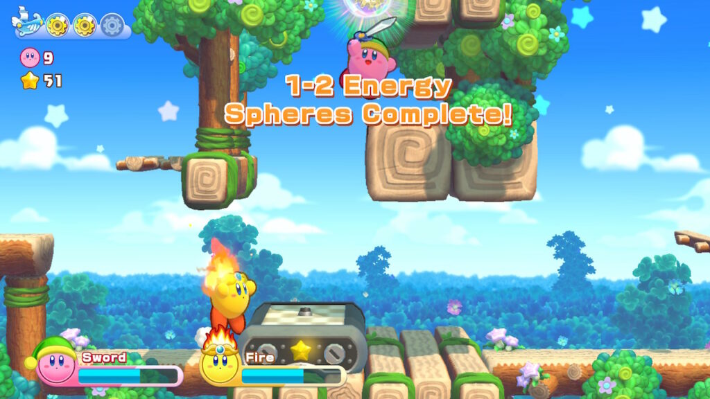 Kirby's Return to Dreamland Deluxe: 1-2 lokalizacje kul energii