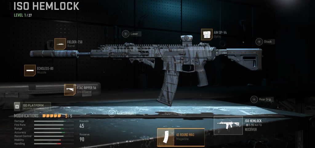 Warzone 2 jak zbudować najlepszą klasę ISO Hemlock