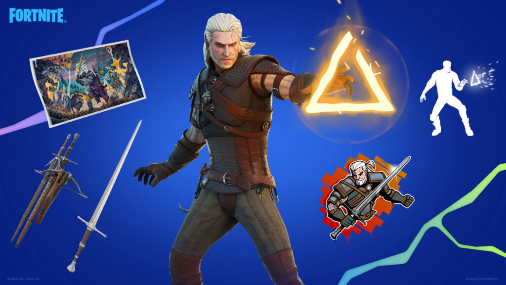 Fortnite: Jak odblokować skórkę i kosmetyki Geralta z Rivii Fortnite how to unlock Geralt of Rivia skin and cosmetics