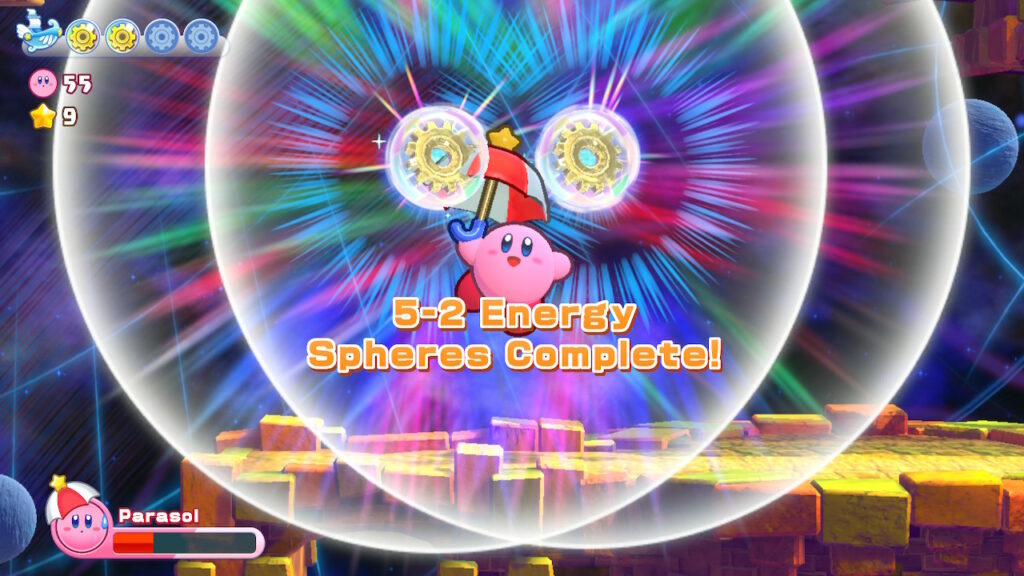 Kirby's Return to Dreamland Deluxe: 5-2 lokalizacje sfer energii