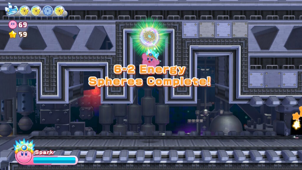 Kirby's Return to Dreamland Deluxe: 6-2 lokalizacje sfer energii