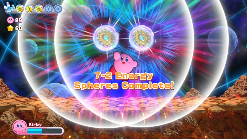 Kirby's Return to Dreamland Deluxe: 7-2 lokalizacje sfer energii