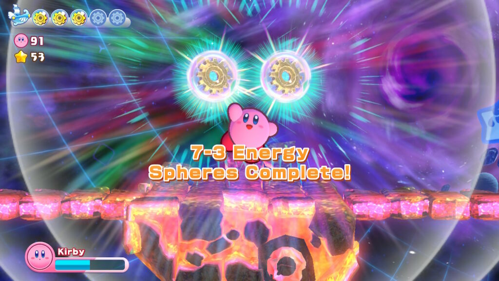Kirby's Return to Dreamland Deluxe: 7-3 lokalizacje kul energii