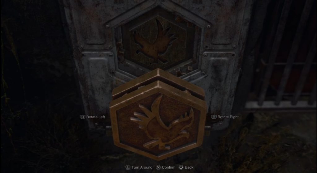 Resident Evil 4 Remake Sześciokątne rozwiązanie zagadki z emblematem