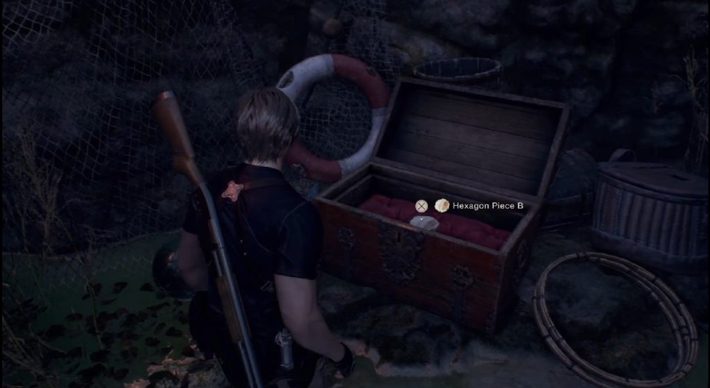 Resident Evil 4 Remake Rozwiązanie zagadki z kamiennym cokołem