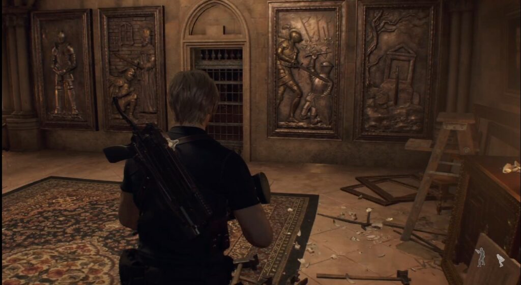Resident Evil 4 Remake: Puzzle Four Swords Skarbiec Rozwiązanie Resident Evil 4 Remake: Puzzle Four Swords Skarbiec Rozwiązanie