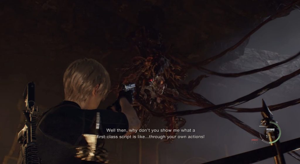 Remake Resident Evil 4 Walka z bossem Ramónem Salazarem