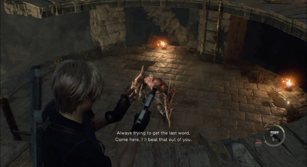 Remake Resident Evil 4 Walka z bossem Jackiem Krauserem