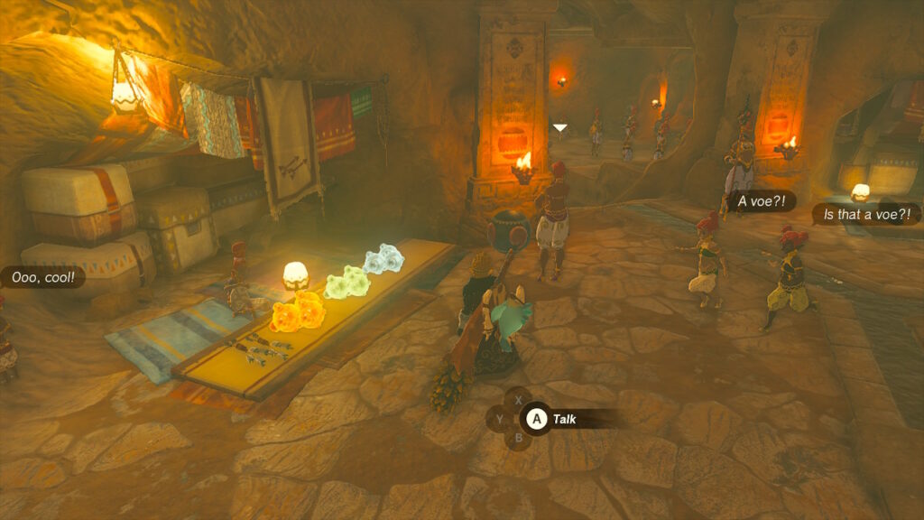 Link w Gerudo Shelter w Legend Of Zelda: Tears Of The Kingdom