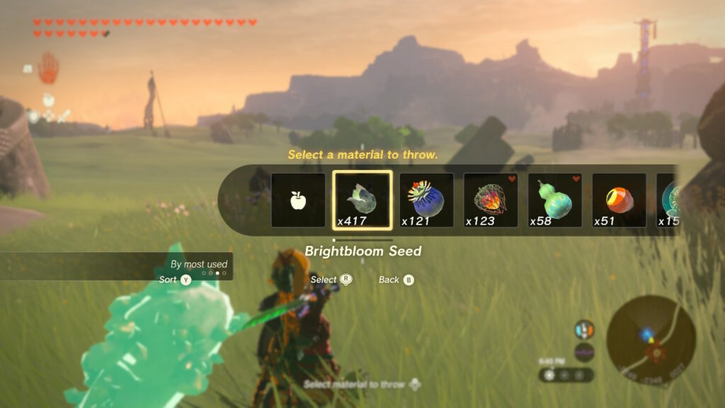 Łzy królestwa: jak rzucać przedmiotami Łzy królestwa: jak rzucać przedmiotami