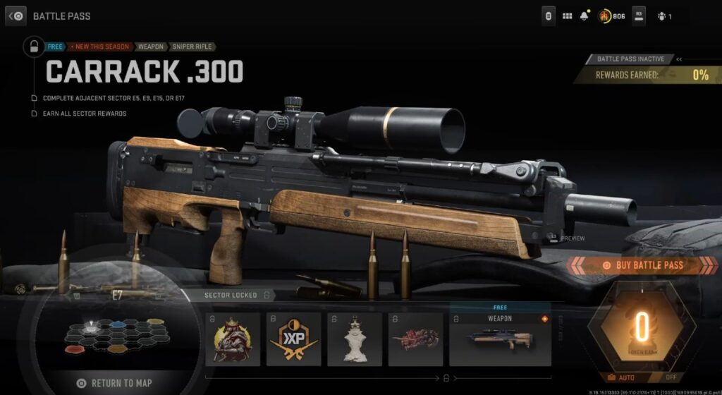 Odblokowanie Modern Warfare 2 Warrack .300