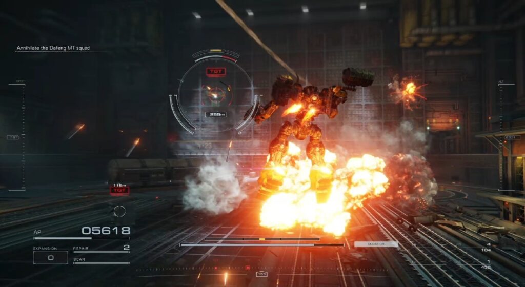 Armored Core 6 Grid 135 - instrukcja czyszczenia