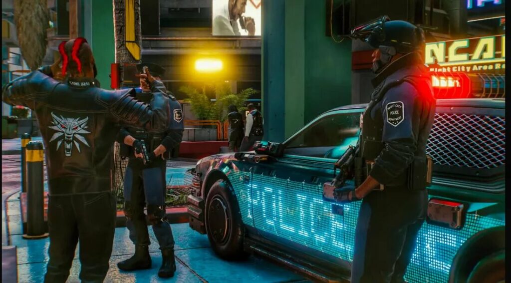 Aktualizacja Cyberpunk 2077 2.0 znacząco zmodernizuje system policyjny