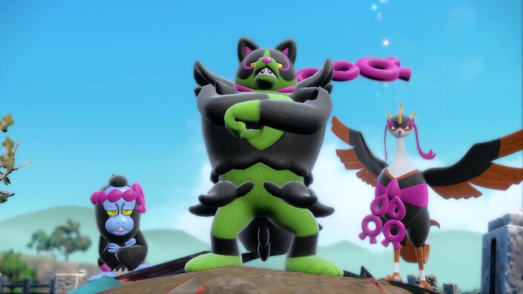 Pokemon Scarlet & Violet: Turkusowa maska ​​– jak złapać Munkidori, Okidogi i Fezandipiti