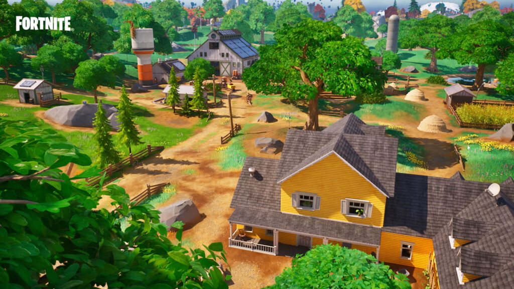 fortnite najlepsze miejsca do lądowania rozdział 4 sezon 4 pola szaleństwa