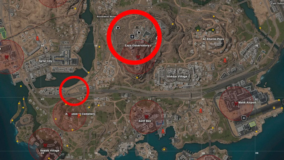 COD-Warzone-DMZ-Nawiedzony-Boss-Lokalizacje-Operacja-Koszmar-Rzeźnik-Lilith-Altars-1