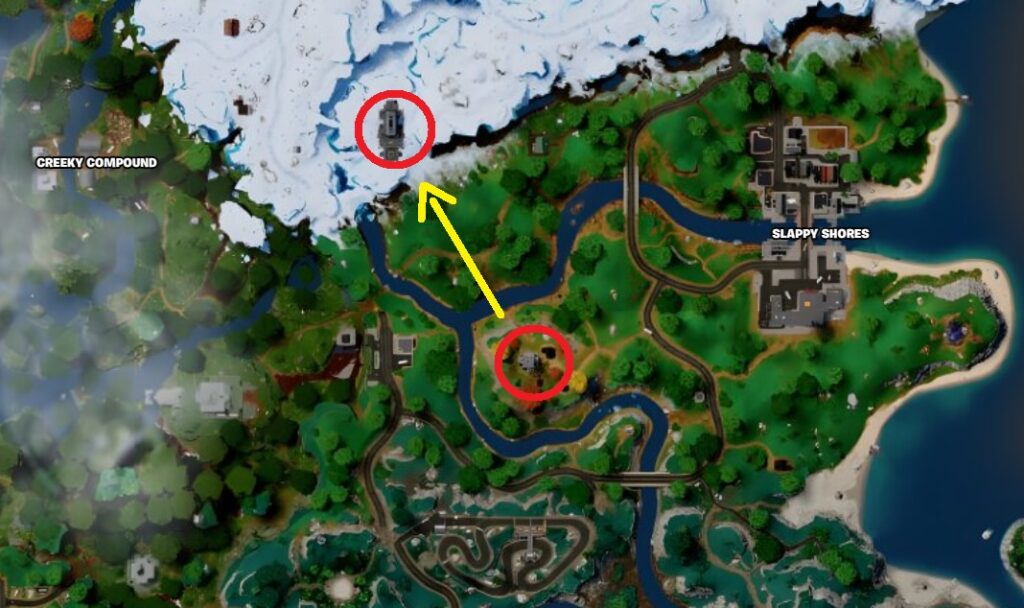 Fortnite zaciszna iglica do sali szeptów