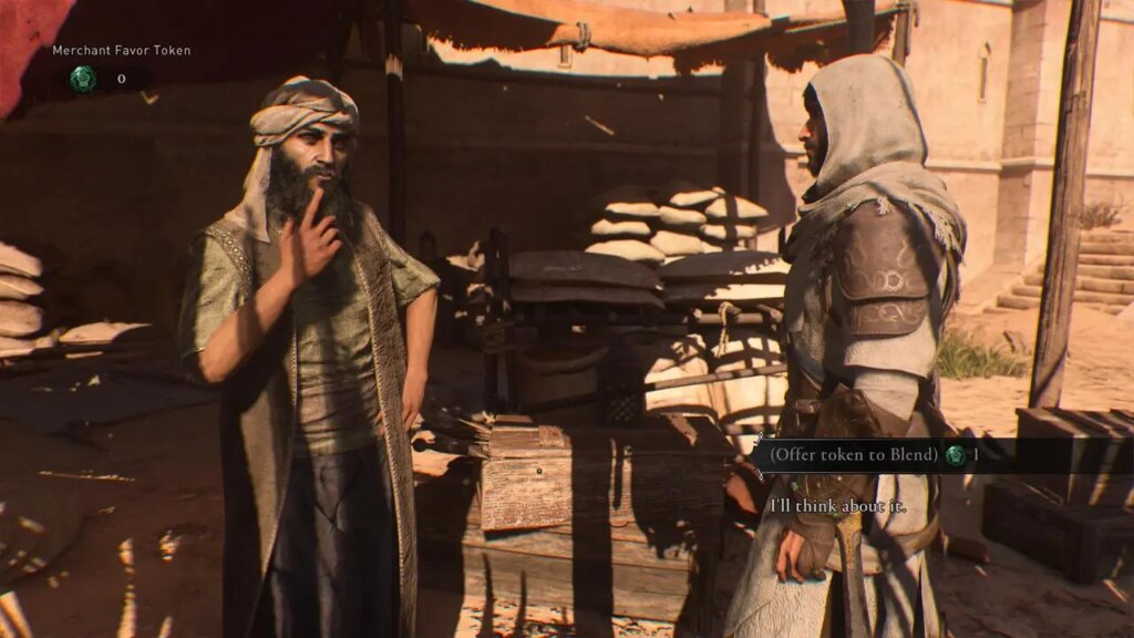 Jak zdobyć żetony przysług kupieckich w Assassin’s Creed Mirage Jak zdobyć żetony przysług kupieckich w Assassin's Creed Mirage