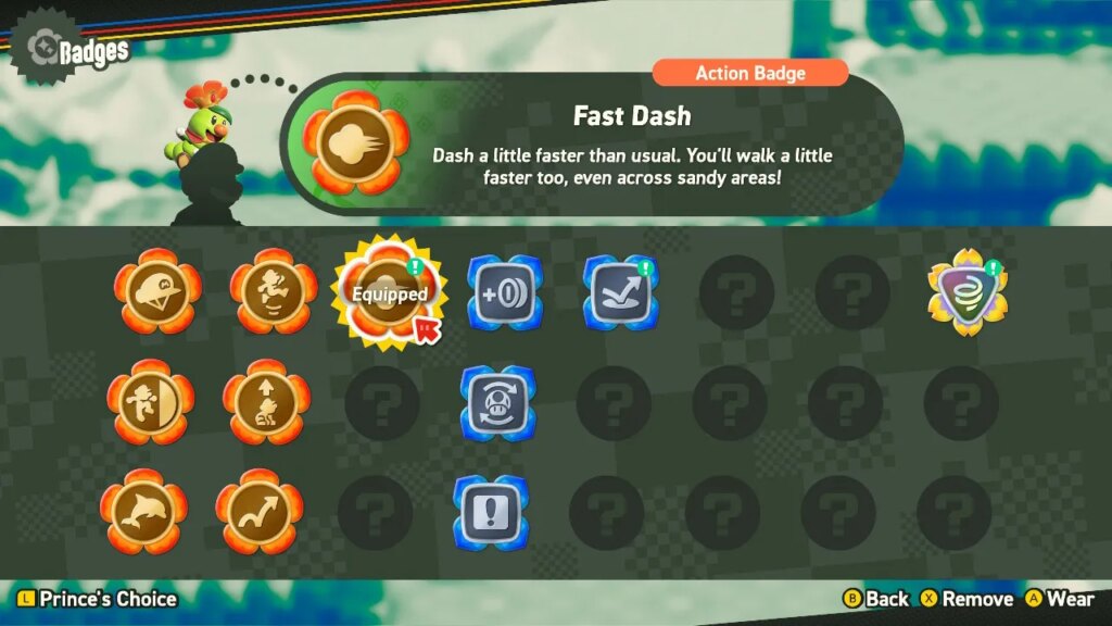 Jak znaleźć odznakę Fast Dash w Super Mario Bros Wonder Jak znaleźć odznakę Fast Dash w Super Mario Bros Wonder