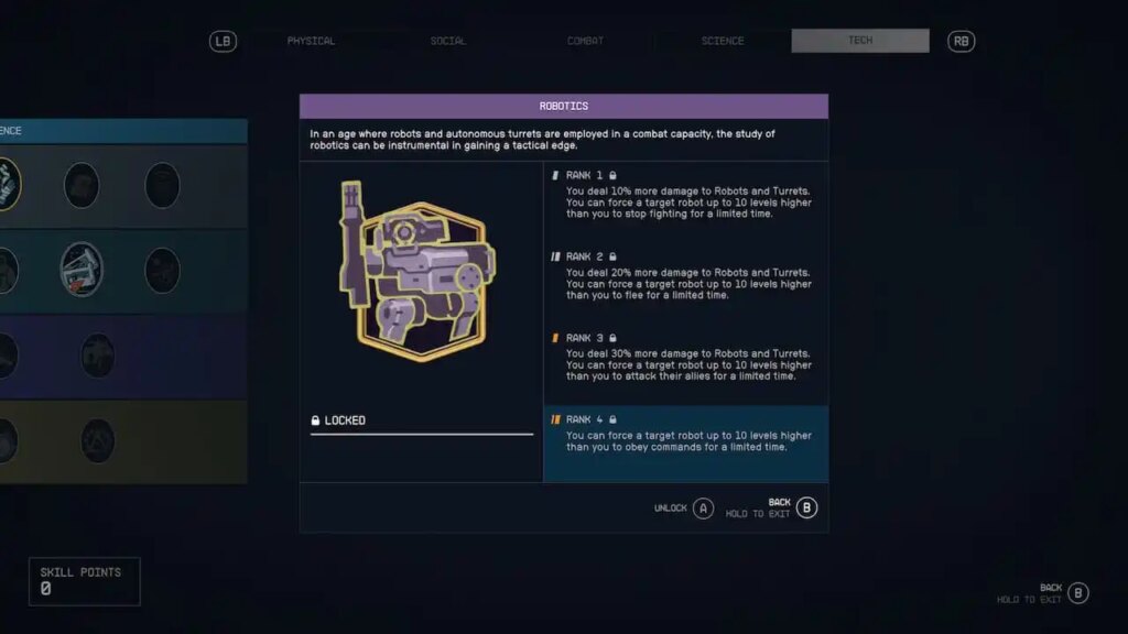 Lokalizacje robotów Starfield: jak szybko ulepszyć robotykę Robotics Leveling Guide Starfield