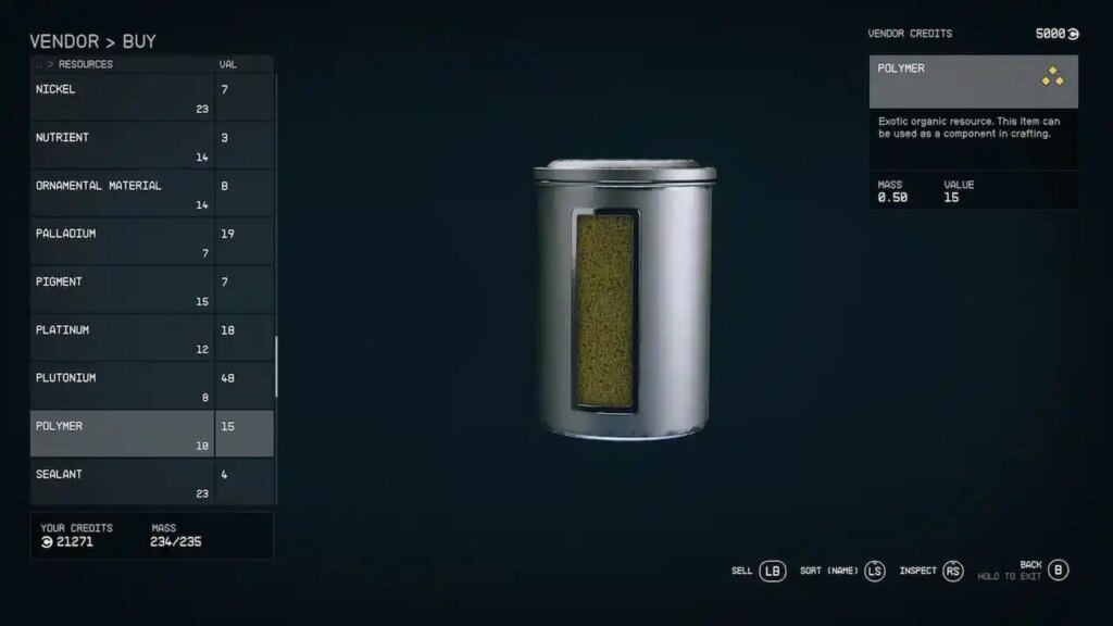 Przewodnik po hodowli polimerów Starfield: najlepsze sposoby szybkiego uzyskania polimeru Best Places to Farm Polymer in Starfield