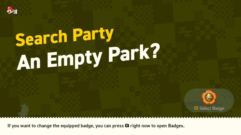 Super Mario Bros Wonder: Wszystkie żetony cudów w grupie poszukiwawczej w pustym parku Super Mario Bros Wonder: Wszystkie żetony cudów w grupie poszukiwawczej w pustym parku