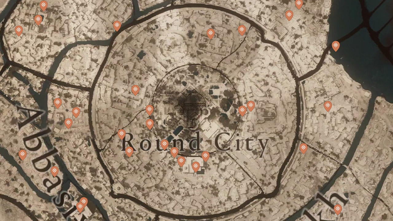 Wszystkie lokalizacje miejsc historycznych w Assassin's Creed Mirage Lokalizacje-ogólne-miasta-historyczne-lokalizacje-w-Assassins-Creed-Mirage