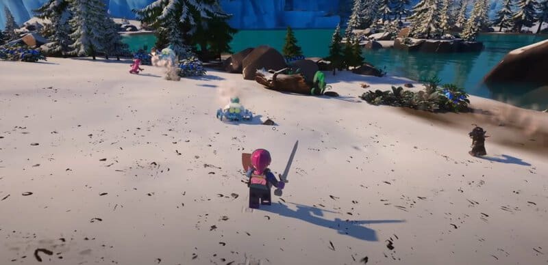 jak się rozgrzać biom lego fortnite snow