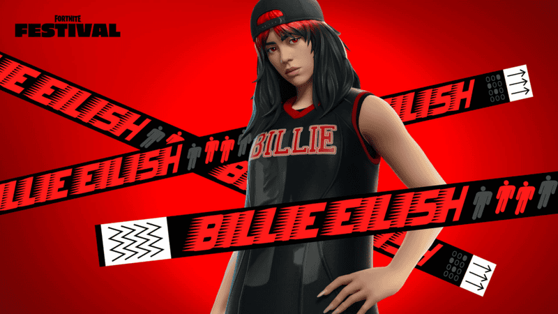 Fortnite Red Roots Billie Eilish Skórka