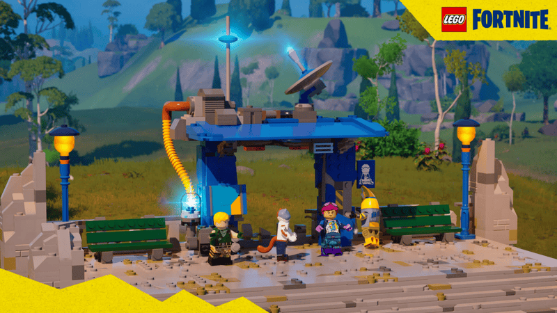 jak zrobić stację autobusową lego fortnite