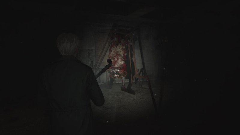 Silent Hill 2 remake walki z bossem z cielesną wargą