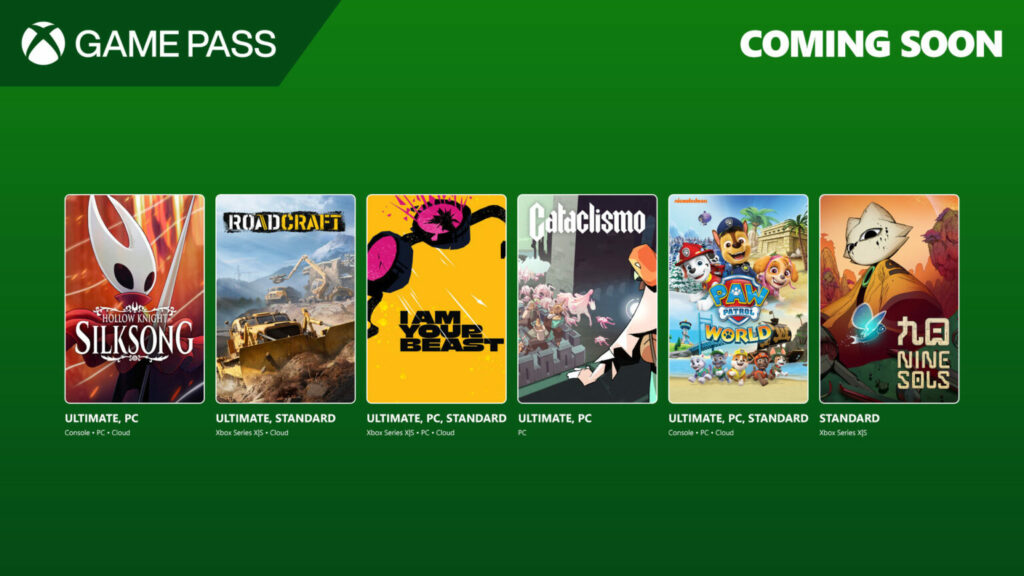 Xbox Game Pass potwierdza 6 gier w tym miesiącu